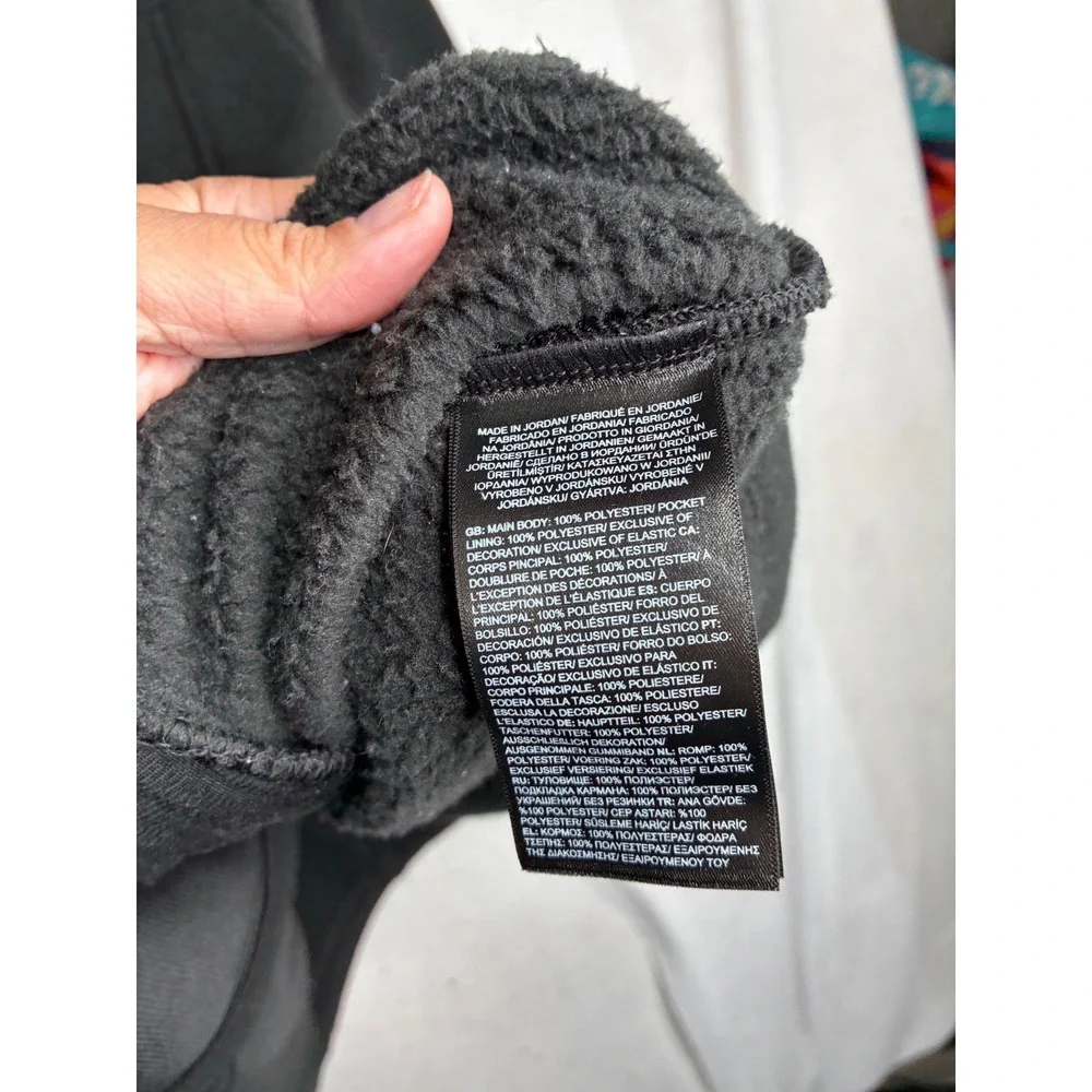 The North Face Mens Black Full Zip Sherpa Lined Fleece Jacket XXL 721509‎